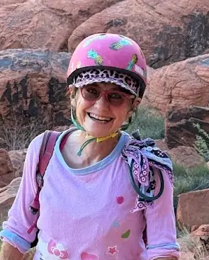 Diane near Great Red Book, Red Rock, Nevada