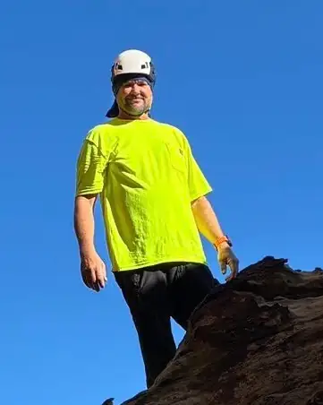 Kelly Standing On A Rock