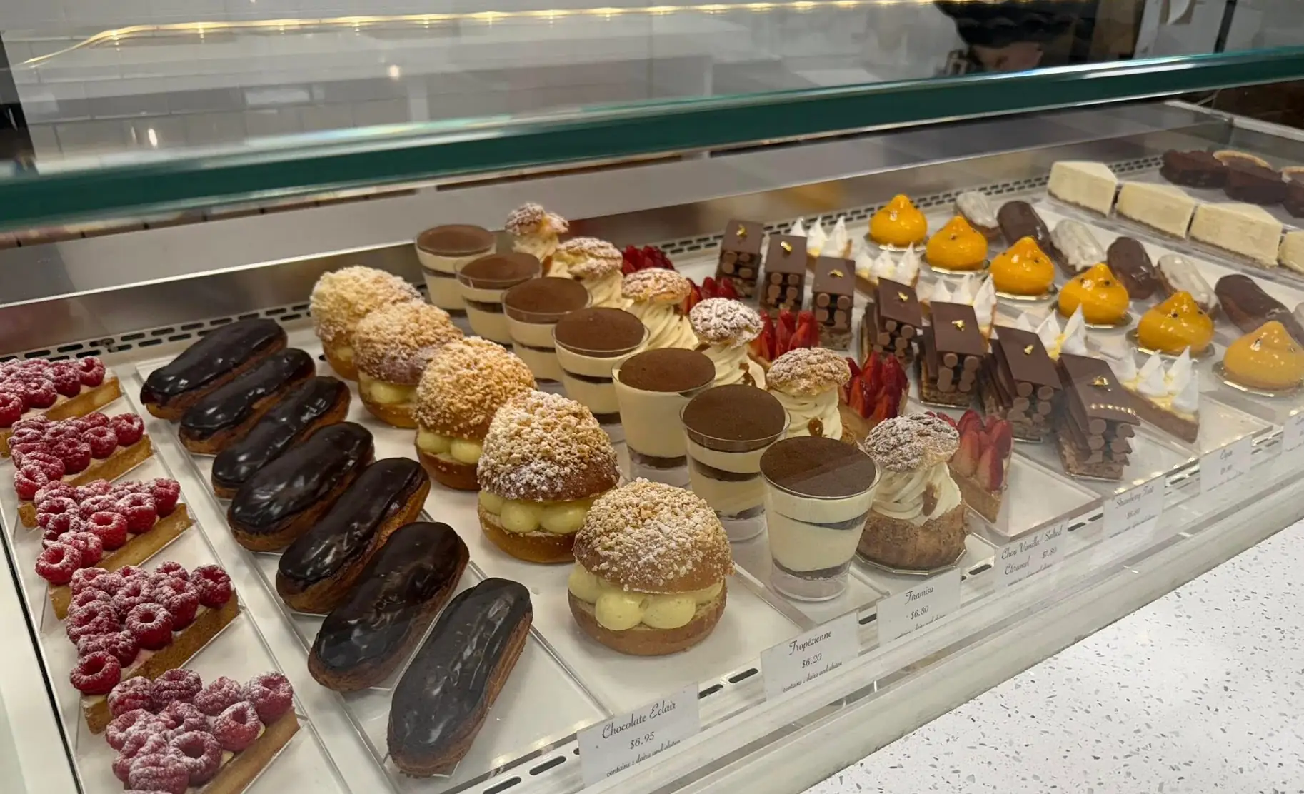 Baker Shop Display Of Pastries